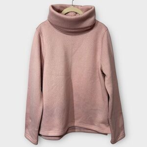 J. Crew Pink Herringbone Sweatshirt